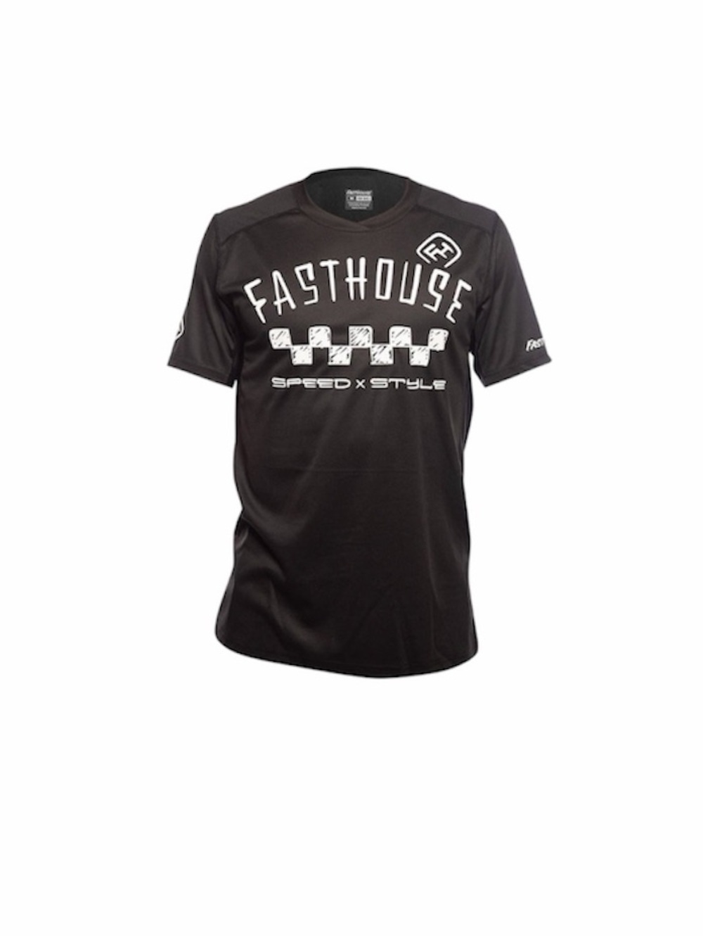 Fasthouse Men’s Alloy Nelson Short Sleeve MTB Jersey S Black